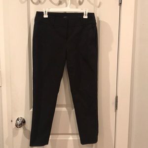 Size 6 black Loft slacks